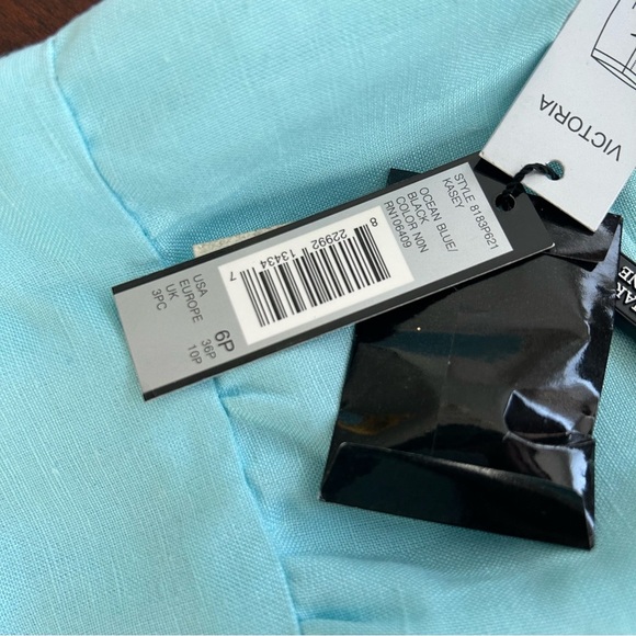 NEW Tahari | Linen Blend Peplum Blazer Jacket - Picture 9 of 10